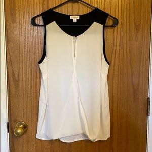 White and black top from Charming Charlie